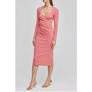 Acler Marwood Dress Pansy Pink Size 8